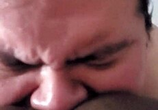 BBW tranny sucking and rimming black ass suggestively