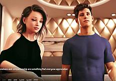 Jenny's big tits shine in AOA Academy roleplay