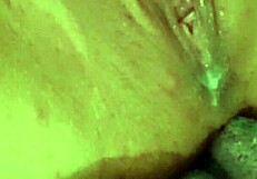 This is a video featuring a red headed young lady squirting herself getting her ass drilled and swallowing on a facial