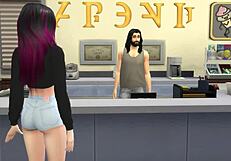 free-use office slut gets humiliated by workers - part 5