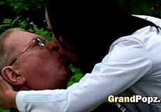 i love getting banged as a petite hottie in outdoor group fun