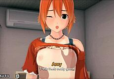 Special harem class Amy experiences her first date in anime classroom