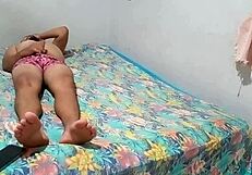 Latina amateur mayemarc1 rides cock in homemade cowgirl session