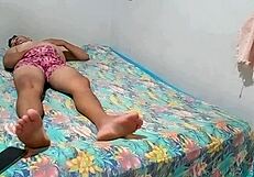 Latina amateur mayemarc1 rides cock in homemade cowgirl session