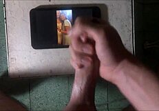 Jerking hard for Cassidyboo, watch her cum on face