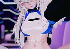 POV 네오 젖은 펠라 후 공공 랩 댄스 섹스