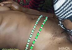 Africanbitches got her juicy pussy sucked until crazy cum