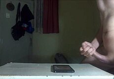 Jerking hard for Cassidyboo, watch her cum on face