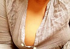 Asian Milf Shows Big Boobs and Tits