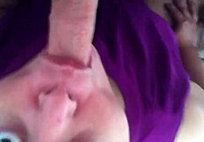 Amazing head from curvy Colombian latina!