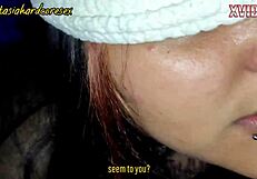 Chubby Big Tits Pornstar Blindfolded Blowjob