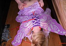 submissive anal fairy anneliese snow takes it deep!