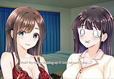 Hey, we're fingering each other in bed, feels so sweet and tender!