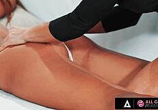 Ryder Skye gives Gia Derza a relaxing massage