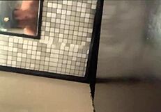 Funny straight jock records me in shower and gives passionate kiss.