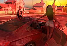 Dreams Of Desire - Alex Fingering Latisha's Ass In 3d Game