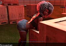 Dreams Of Desire - Alex Fingering Latisha's Ass In 3d Game