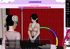 Vtuber LewdNeko Explores Harem Hotel in Part 20