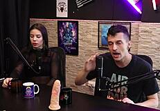 pedro talks about playboy and santa caliente with hot black woman