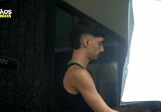 Young Brazilian Sucks Big Bareback Cock