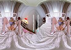 Watch Sasha Rose Finger Fuck Herself to Orgasm in VR!