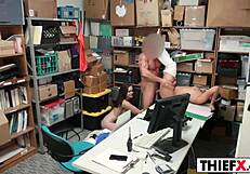 Sex with the officer is her last chance!