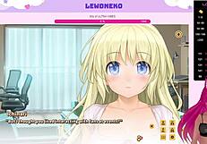 Lebneko representative of the VTuber genre who did a sexy playthrough of Love Cube Part 8