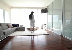 just chilling with domino presley stroking away