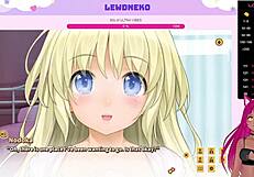 Lebneko representative of the VTuber genre who did a sexy playthrough of Love Cube Part 8