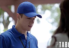 Housewife Pristine Edge's Backdoor Delivery!