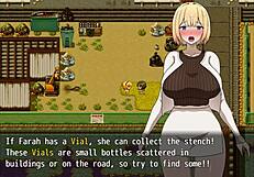 Loira tenta ajudar e acaba presa no telhado da casa dos mendigos - farah the otherworld hero - parte 2