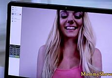 Teen pleasures stepmommy with pussylicking