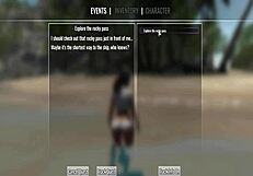 let's play beasts in the sun at the beach with anal and blowjob