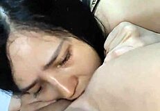 WIFE DISCOVERS HUSBAND CHEATING, GOES TO FRIEND FOR REVENGE SUCKING