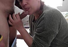 swallow all my cum from this big cock orgasm in your mouth