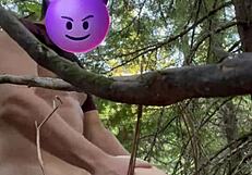 Horny Amateur Couple Fucks Outdoors Doggystyle In Public Park