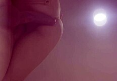 Thick and tiny pussy is filled with a colossal dick in home video