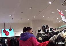 Czech Nympho Tempted at Mall and Banged POV