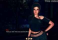 Violet plays trick or treat with a brunette friend, sharing big tits and fun