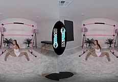 Sophia Sultry Stretches For Big Cock In VR Porn