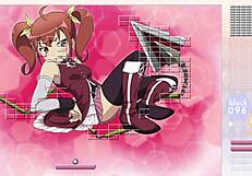 Kurusu Kanako strips during Arkanoid gameplay, clothes ripped in anime hentai