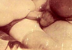 Vintage Scene With Hairy Pussy And Beaver In Retro Blowjob And Fucking.