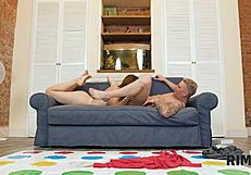 that twister game turned into rimming sex for the cute couple