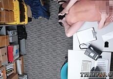 Intruder Fucks Tattoo Redhead Before Cops Arrive!