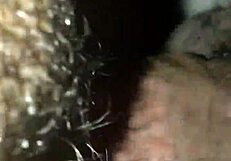 Tight hairy pussy takes big cock bareback