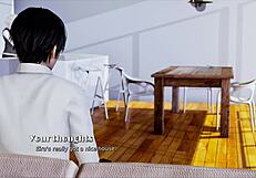 Big Tits Indian Cartoon Girl Gets Ass Action