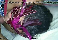 A big titted slut stares at a massive cock for deep throat and anal fuck