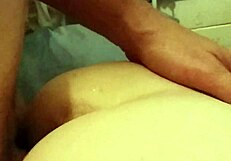 Hot Redhead Stepdaughter Bent Over for Intense Doggystyle Orgasm