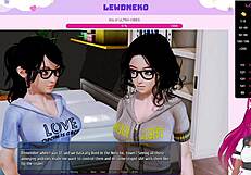 What happens when Vtuber Lewdneko plays Harem Hotel in part 16?