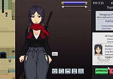 Fucking women at border post with big tits and ass cumshot